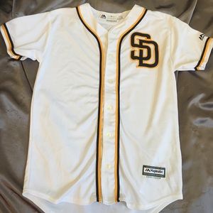Jersey, San Diego Majestic cool base Youth Large
